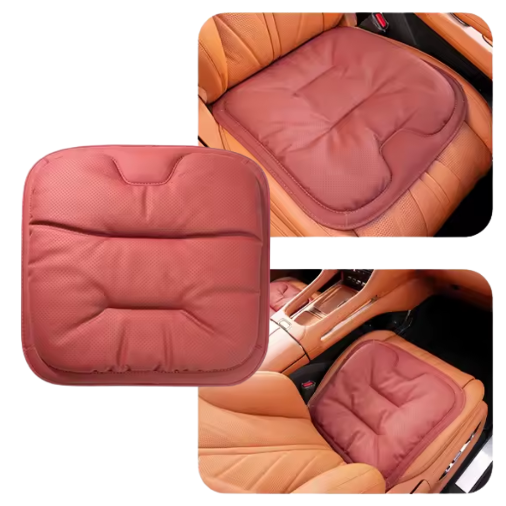 Car Seat Cushion Breathable Padded Support For Pain‑Free Driving