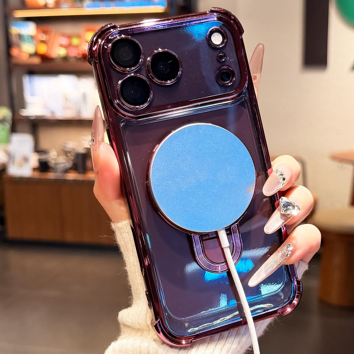 Magnetic Stand Case for iPhone Series